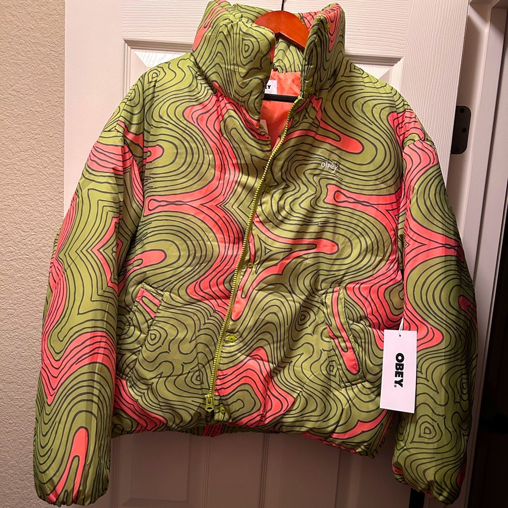 Obey puffer jacket